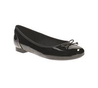 Clarks - Couture Bloom, Bailarinas para Mujer, Cuero Negro, 40 EU