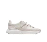 Clarks Craft Pace, Hombre, White Leather, 44 EU