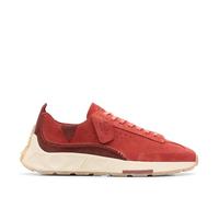Clarks - Craft Speed, Zapatillas de los Hombres, Red Suede,