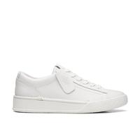 Clarks Craftcup Walk, Zapatillas Mujer, Piel Blanca, 37.5 EU