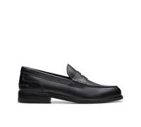 CLARKS Craftjames Lo, Shoes Unisex Adulto, Piel Negra, 40 EU