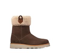 Clarks Crown Loop K, Botas para Nieve, Gamuza de Nogal, 28 EU