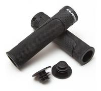 Clarks Cycle Systems CE-324 - Empuñaduras ergonómicas de Bloqueo y Extremo Abierto, Color Negro, 130 mm