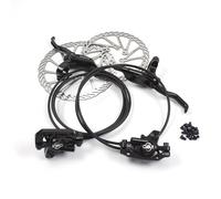 Clarks Cycle Systems Clout-1 Front & Rear Hydraulic Disc Juego de Frenos, Negro, 180/160mm