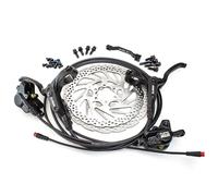 Clarks Cycle Systems Hd-m3000 E-Bike Hydraulic Juego de Frenos, Negro, 180/160mm