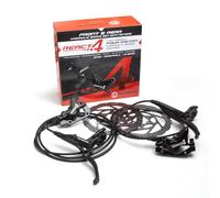 Clarks Cycle Systems M4f180pmr160isbuk-o-uks Juego de Frenos, Unisex, Negro, Talla única