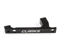 Clarks Cycle Systems Soporte de Montaje estándar para Pinza de Freno de Disco, Negro, Montaje en Poste, Frontal, 180 mm
