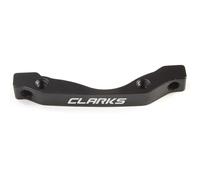 Clarks Cycle Systems Soporte de Montaje estándar para Pinza de Freno de Disco, Negro, Montaje estándar Internacional (IS), Delantero - 160 mm | Trasero - 140 mm