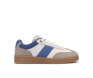 Clarks CypressLace O - Zapatillas Deportivas, Blanco/Azul, Talla 4 UK Niño