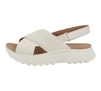 Clarks Dashlite Wish, Sandalia Mujer, White Interest, 37.5 EU