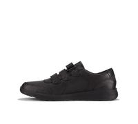 Clarks Daze Step 2 YOxford - Zapatos Planos para niño, Piel Negra, 6.5 UK