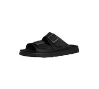 Clarks de los hombres Sandalias con tiras Solsbury, Negro