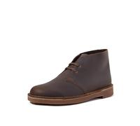 Clarks Desert Boot Bushacre 3, Botas Hombre, Marrón (Dark Brown Leather), 42.5 EU