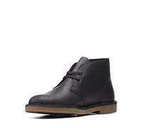 Clarks Desert Boot Bushacre 3, Botas Hombre, Negro (Black Leather), 47 EU