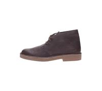 CLARKS Desert Boot Evo Dark Brown Leather U26CL07 26183363 - Polaco para hombre, Marrón oscuro, 42 EU