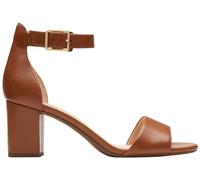 Clarks Deva Mae, Bomba Mujer, Piel marrón Claro, 36 EU