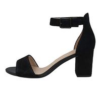 Clarks Deva Mae, Zapatos Mujer, Black Suede, 39 EU