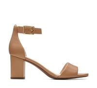 Clarks Deva Mae, Zapatos Mujer, Camel, 39.5 EU