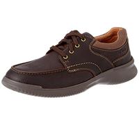 Clarks Donaway Edge, Oxford Hombre, Brown Leather, 41 EU