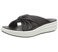 Clarks Drift Ave, Chanclas Mujer, Negro/Blanco, 37.5 EU