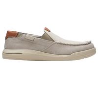 Clarks Driftlite Step, Mocasín Plano Hombre, Light Grey Combi, 45 EU