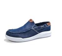 Clarks Driftlite Step, Mocasín Plano Hombre, Navy Combi, 43 EU
