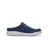 Clarks Driftlite Surf, Mocasín plano Hombre, Azul (Navy Canvas), 42 EU