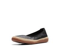 Clarks Elaina RAE, Zapatos Tipo Ballet Mujer, Piel Negra, 39 EU