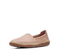Clarks Elaina Ruby, Mocasín Mujer, Cuero Beige cálido, 38.5 EU Ancho
