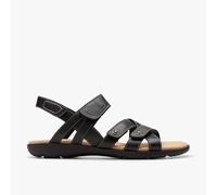 Clarks Elisabeth Gem Black Lea, Negro , 39.5 EU