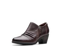 Clarks Emily2 Braley - Botines para mujer, marrón oscuro, 44 EU