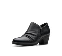 Clarks Emily2 Braley para mujer, Cuero negro, 12