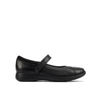Clarks Etch Beam K, Zapatos Niñas, Negro (Black Leather), 34 EU