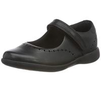 Clarks Etch Craft K, Bailarinas Niñas, Negro (Negro Black Leather Black Leather), 32 EU