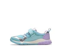 Clarks Everyday Shoes, Tidal Shell K., Light Blue Combi, 9 (Children)