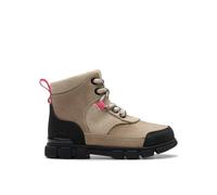 Clarks Evyn Hike T, Botas de Moda Childrens, Off White, 22.5