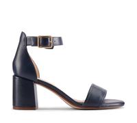 Clarks Ezoria Mae, Sandalia Mujer, Navy Leather, 42 EU