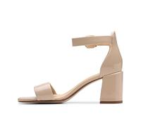 Clarks Ezoria Mae, Sandalia Mujer, Sand Patent, 39 EU