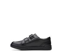 Clarks Fawn Strap K, Zapatillas, Piel Negra, 28 EU