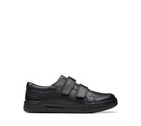 Clarks Fawn Strap O, Zapatillas Niños, Negro (Piel Negra), 33.5 EU