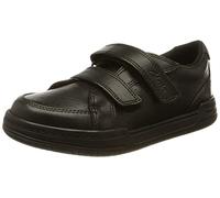 Clarks Fawn Strap O, Zapatillas Niños, Negro (Piel Negra), 34 EU