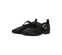 Clarks - Fawna Jane, Zapatos Tipo Ballet De Las Mujeres, Black Leather,