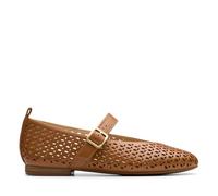 Clarks - Fawna Jane, Zapatos Tipo Ballet De Las Mujeres, Tan Leather,