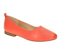Clarks - Fawna Soft, Zapatos Tipo Ballet De Las Mujeres, Coral Leather,
