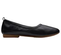 Clarks Fawna Soft, Zapatos Tipo Ballet Mujer, Black Leather, 37.5 EU