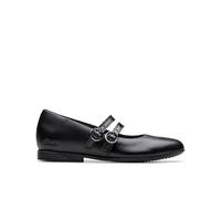Clarks Finja Bar O. Black Leather 32,5