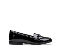 Clarks FinjaLoafer Y. Black Pat 39