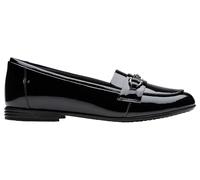 Clarks FinjaLoafer Y. Black Pat 39,5