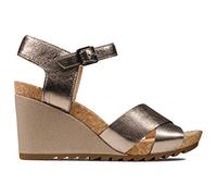 Clarks Flex Sun Sandalias de Talón Abierto Mujer, Gris (Stone Stone), 41 EU