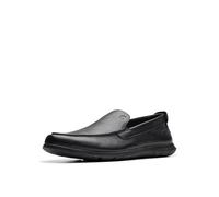 Clarks Flexway Step, Mocasín Hombre, Piel Negra, 44 EU